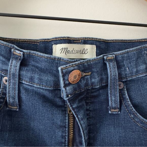 Madewell Curvy High-Rise Skinny Jeans Dark Blue Wash Denim Pockets stretch zip - Picture 6 of 11